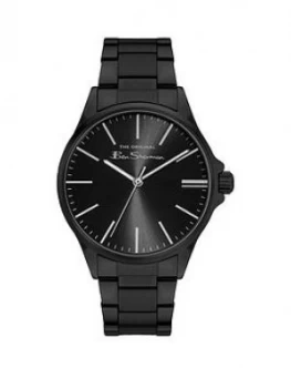 Image of Ben Sherman Black Dial Black Bracelet Watch, Black, Men