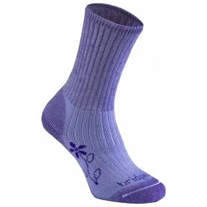 Image of Bridgedale Womens Merinofusion Trekker Socks Violet Small