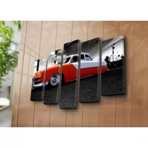 Image of 5PATK-155 Multicolor Decorative Canvas Painting (5 Pieces)