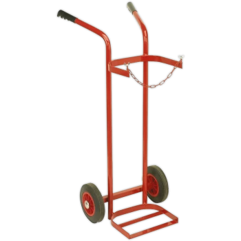 Image of Sealey Welding Single Gas Bottle Trolley