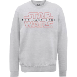 Image of Star Wars The Last Jedi Mens Grey Sweatshirt - L - Grey
