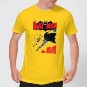 Image of Batman Batman Issue Number One Mens T-Shirt - Yellow - M