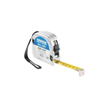 Image of Senator - 5M/16' Locking Tape Rule - Chromed Case