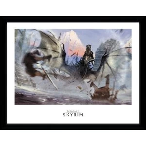 Image of Skyrim Alduin Collector Print