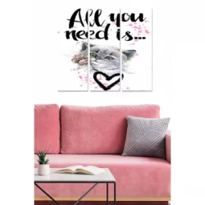 Image of MDF544735762 Multicolor Decorative MDF Painting (3 Pieces)