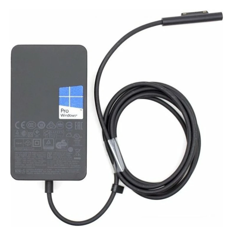 Image of Microsoft Surface 65W Power Supply Laptop, Tablet Black AC Indoor