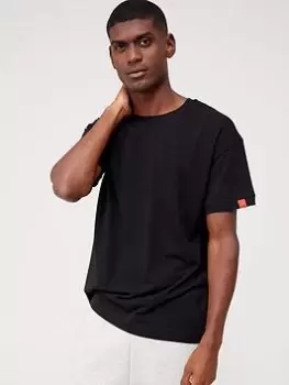 Image of HUGO HUGO Bodywear Labelled Lounge T-Shirt, Black Size M Men