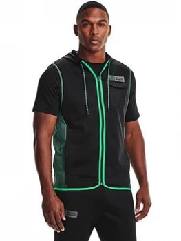 Image of Urban Armor Gear Training AF Storm Hooded Vest - Black/Green, Black/Green, Size S, Men