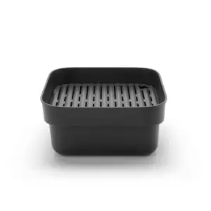 Image of Brabantia Sinkside Washing Up Bowl and Drying Tray - Dark Grey