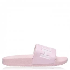 Image of Hugo Boss Time Out Slides Pink/White Size 10 Men