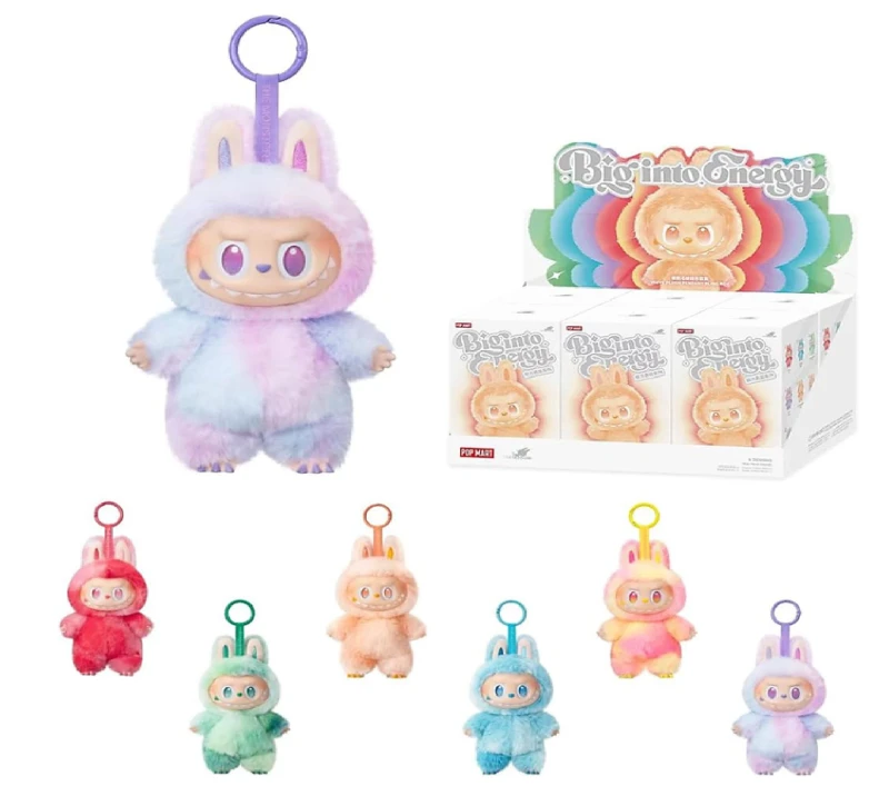 Image of POP Mart Labubu The Monsters Big into Energy Series Vinyl Plush Pendant Sealed Case (6 Blind Box) Multicolor Unisex