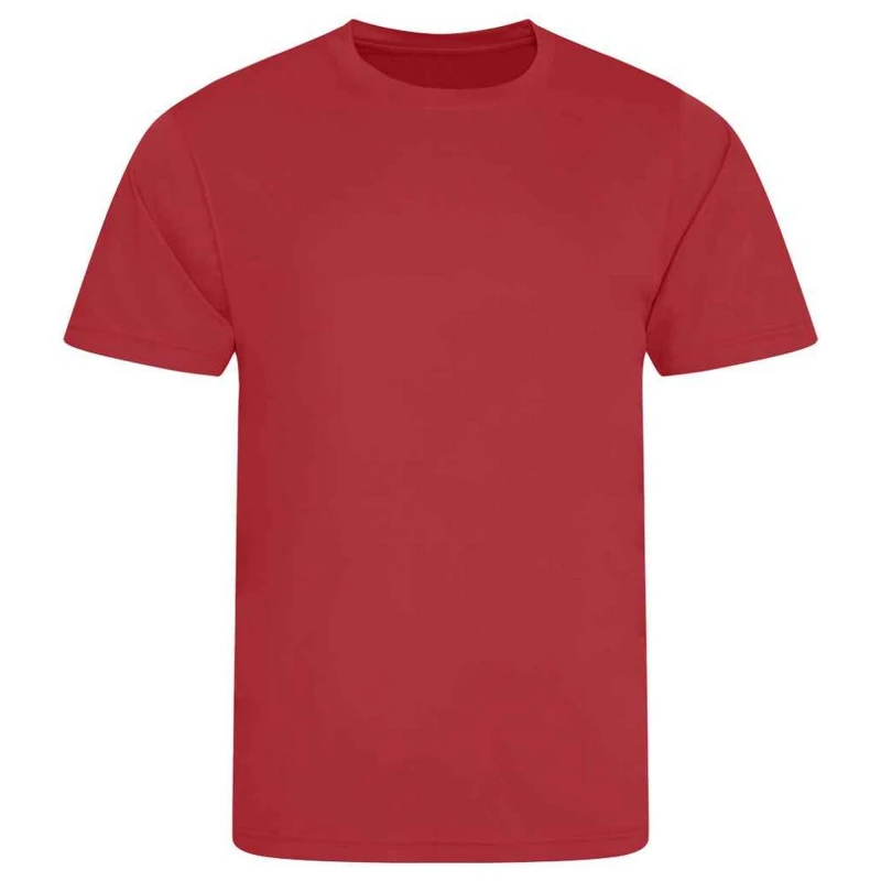 Image of AWDis Cool Mens Smooth T-Shirt in Red Size: XS Red Male XS