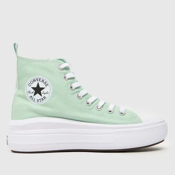 Image of Converse light green all star hi move Girls Youth Trainers