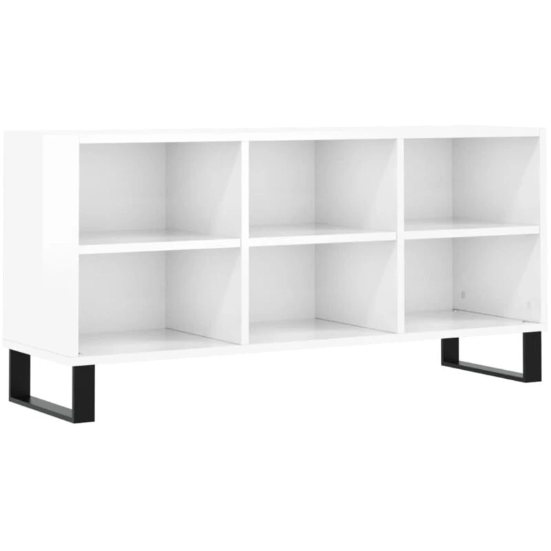 Image of Vidaxl TV Cabinet High Gloss White 103.5X30X50 Cm Engineered Wood, White 826998