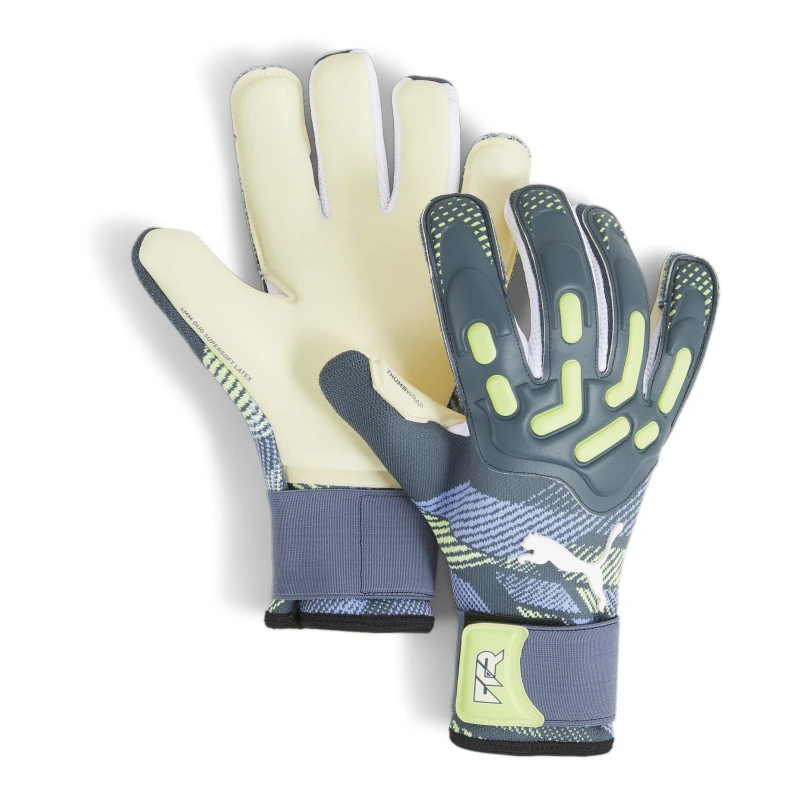 Image of Puma Future Pro Hybrid Goalkeeper Glove Mens Gray Skies male 8