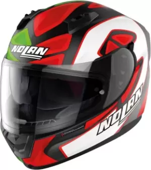 Image of Nolan N60-6 Gemini Replica 46 D. Petrucci Misano Flat Black M