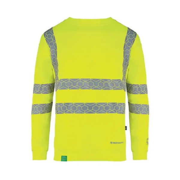 Image of Beeswift Envirowear Beeswift Envirowear High Visibility Sweatshirt Saturn Yellow 5XL EWCSSSY5xL