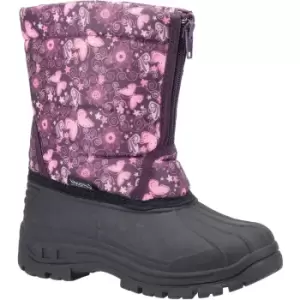 Image of Cotswold Girls Iceberg Zip Up Lightweight Snow Winter Boots UK Size 5 (EU 22)