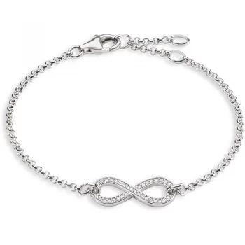 Image of Ladies Thomas Sabo Sterling Silver Glam & Soul Eternity Bracelet