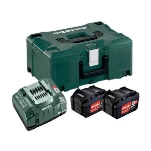 Image of Metabo Basic Li-ion Battery Set 18V 2 x 5.2Ah