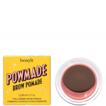 Image of benefit Powmade Full Pigment Eyebrow Pomade 5g (Various Shades) - 3.75 Warm Deep Brown