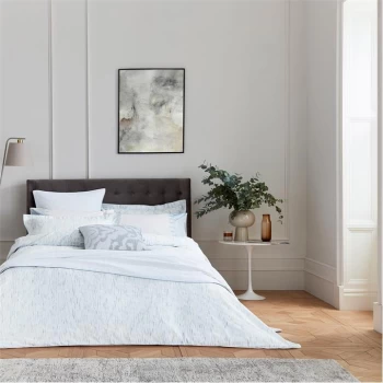 Image of Bedeck of Belfast Kita Cotton Duvet Cover - White