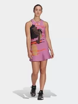 Image of adidas Tennis New York Y-dress - Purple, Purple, Size S, Women