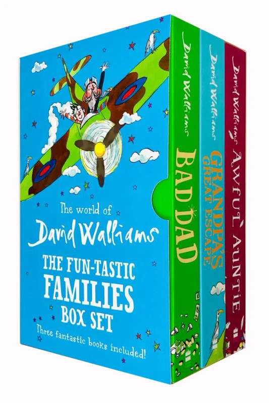 Image of David Walliams The World of David Walliams: Fun-Tastic Families Box Set Book Multi unisex
