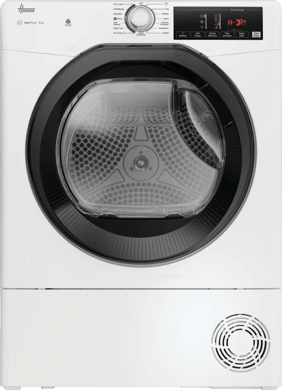 Image of Hoover H-DRY 350 HRE H9N2TBE-80 WiFi Connected 9Kg Heat Pump Tumble Dryer - White - A++ Rated