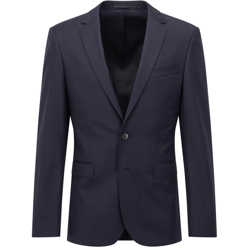 Image of Boss Ryan Cyl Suit Jacket - Blue Blue S