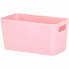 Image of Wham Studio Rectangular Basket 7.01 Pink PP Random Copolymer