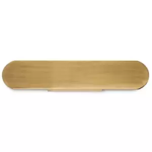 Image of Ideal Lux Echo Flush Integrated LED Wall Lamp Brass 40cm 3000K