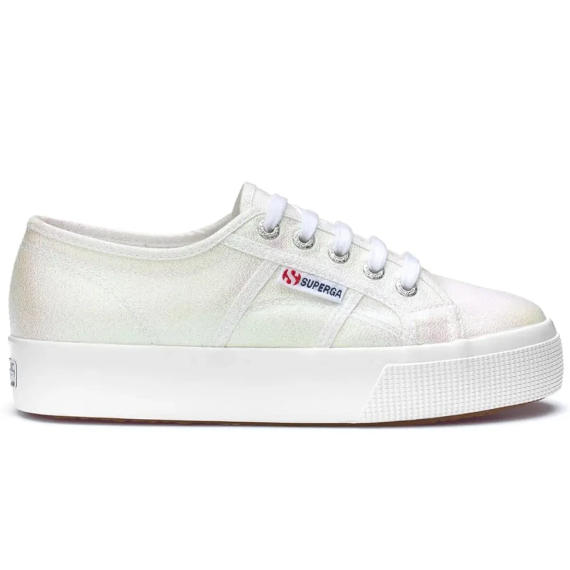 Image of Superga Womens Trainers Superga 2730-Lame Argente Female 41