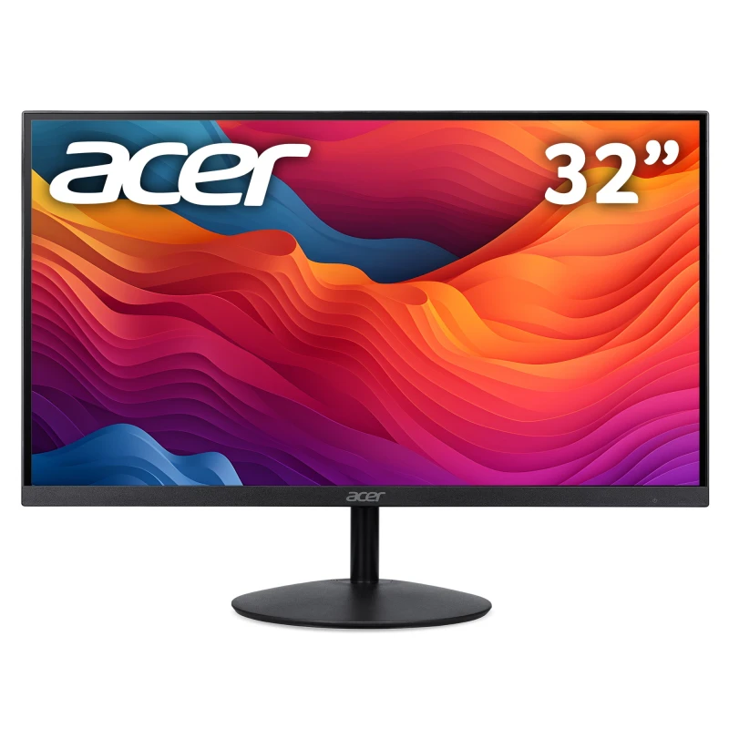 Image of Acer 80cm 31.5" QHD ZeroFrame IPS 16:9 1ms(VRB) 300nits 2xHDMI DP MM Audio Out HDR10 FreeSync UK Black H.cable x1 UM.JS2EE.A14
