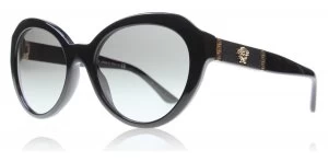 Image of Versace VE4306Q Sunglasses Shiny Black GB1/11 56mm