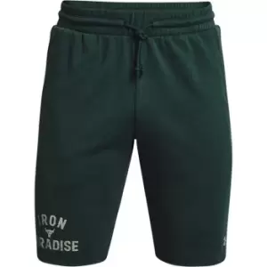 Image of Under Armour Armour Rock Terry Shorts Mens - Green