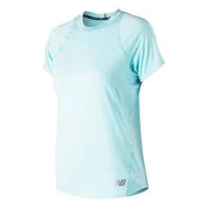 Image of New Balance Seasonless T Shirt Ladies - Blue
