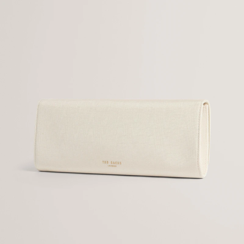 Image of Ted Baker Ted BaguetteCltchBag Ld62 Ivory female One Size
