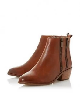 Image of Dune London Dune London Presleigh Double Side Zip Low Boot