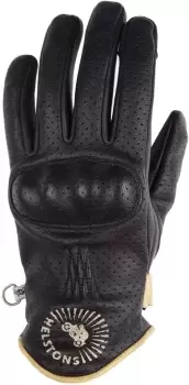 Image of Helstons Sun Air Motorcycle Gloves, black, Size M L, black, Size M L