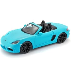 Image of 1:24 Porsche 718 (Boxster Blue) Diecast Model