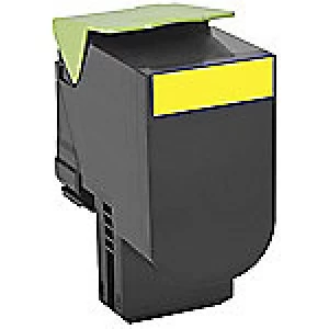 Image of Lexmark 702HYE Yellow Laser Toner Ink Cartridge