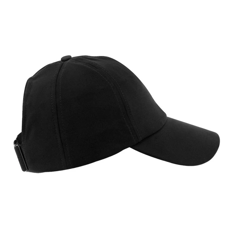 Image of Beechfield Mens Performance Ponytail Baseball Cap in Black Male One Size