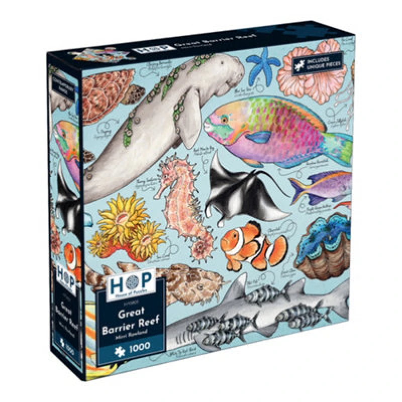 Image of The House of Puzzles Great Barrier Reef 1000 Piece Jigsaw Puzzle