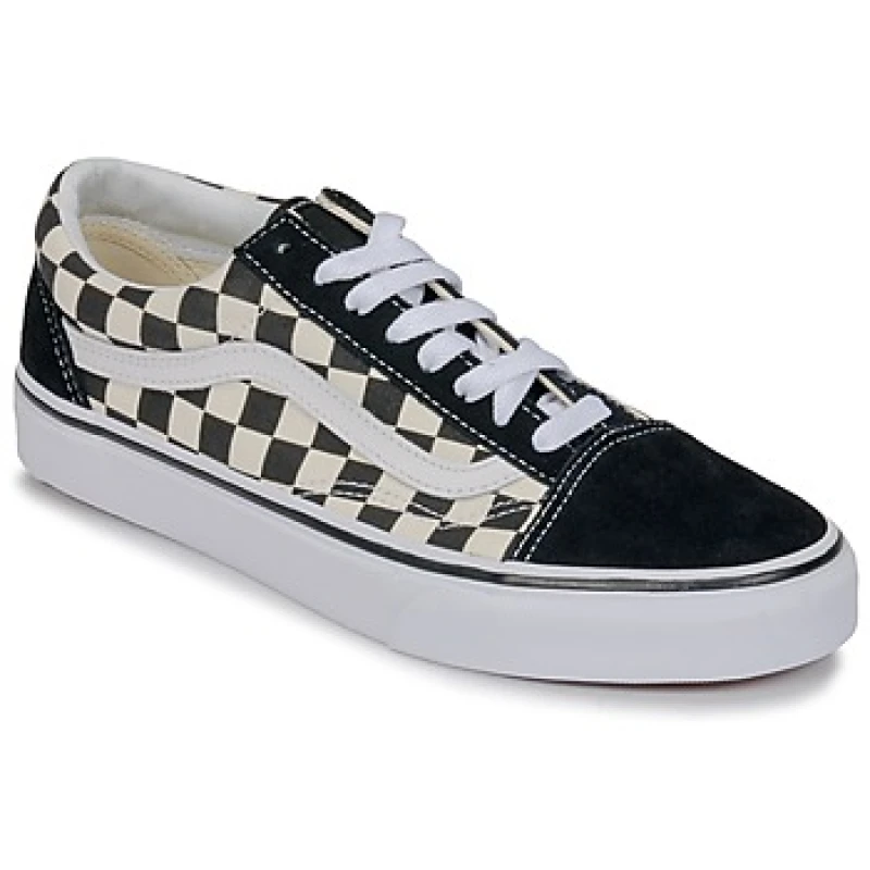 Image of UA Old Skool Suede/Canvas Checkerboard Trainers