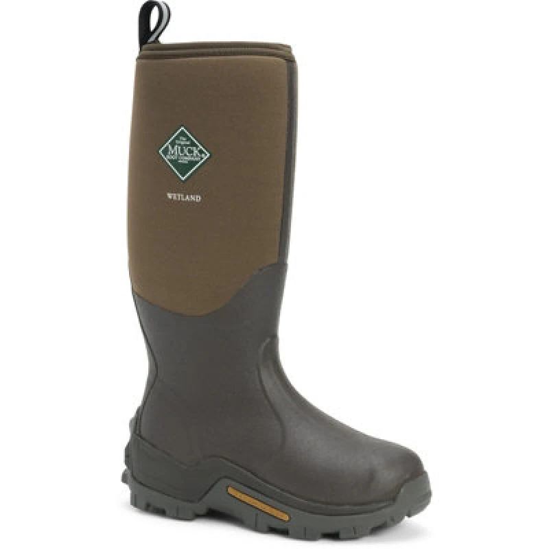 Image of Muck Boots Muck Boots 'Wetland' Wellington Boots in Brown Size: 5 Brown 5 Unisex 0664911201309