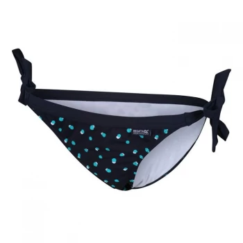 Image of Regatta Flavia String Bikini Bottoms - Navy Dot