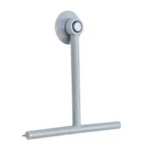 Image of Showerdrape Rocco Squeegee & Holder Light Grey