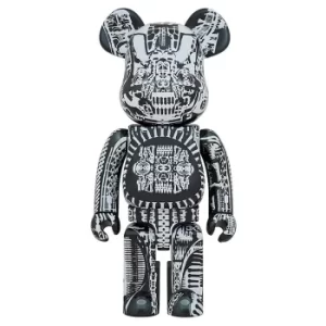 Image of Medicom Bearbrick 1000% H.R. Giger Black Figure
