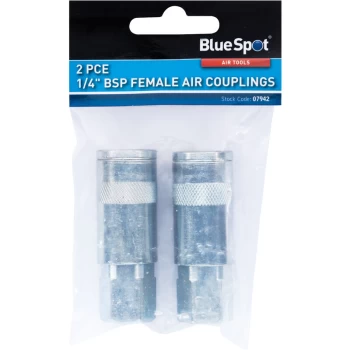 Image of Bluespot - 07942 2 Piece 1/4' BSP Female Air Couplings